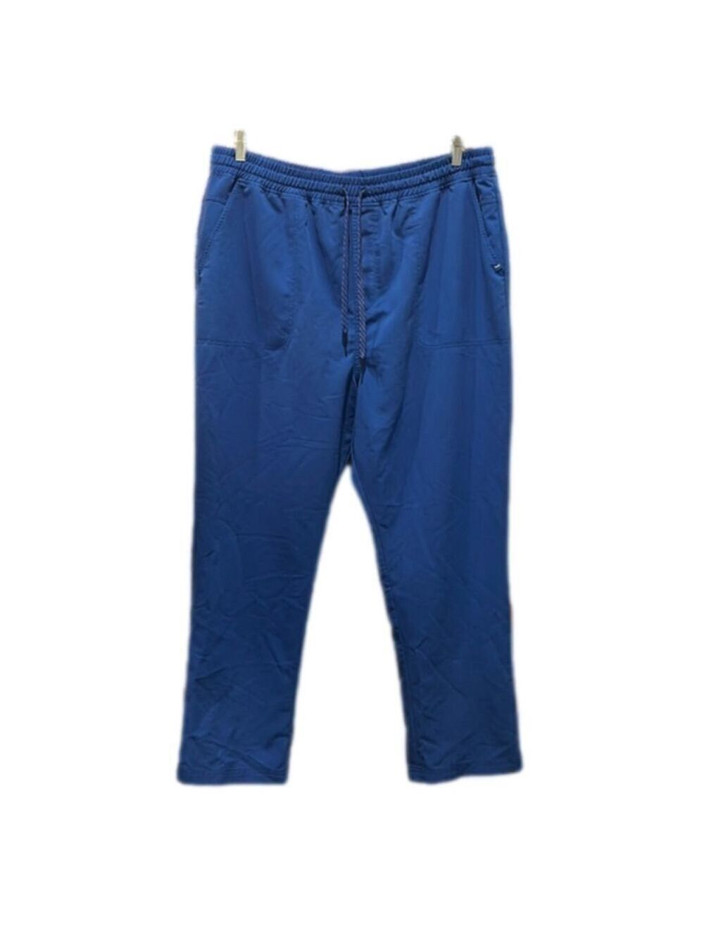 Jaanuu Men's Royal Blue Classic Straight Leg Scrub Pants Size 1XL